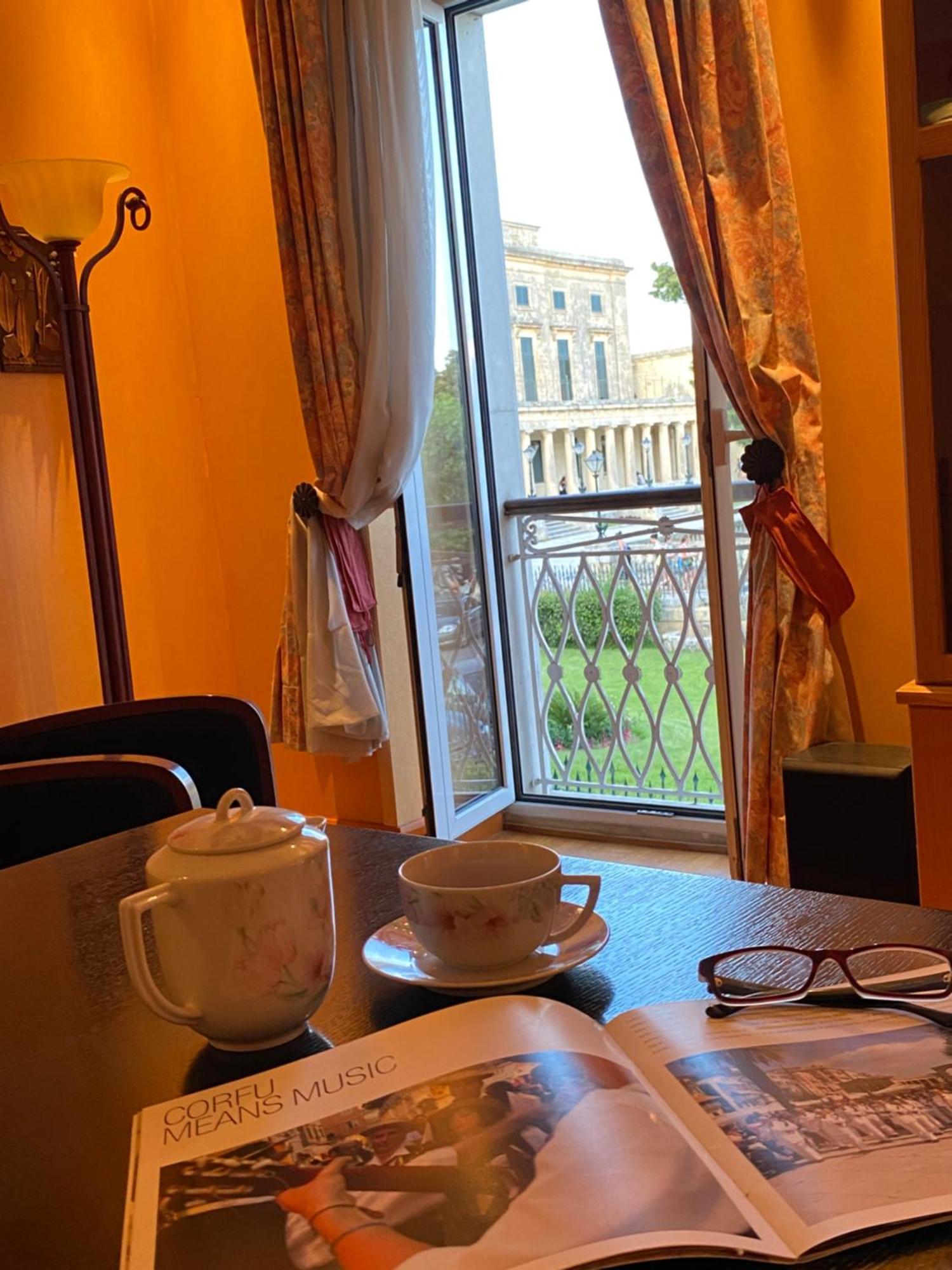 Palazzo Luxury Suite - View To Liston Square & Old Fortress Of Corfu Old Town Buitenkant foto