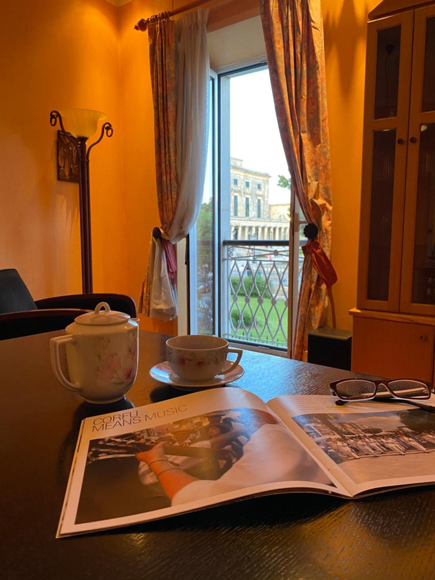 Palazzo Luxury Suite - View To Liston Square & Old Fortress Of Corfu Old Town Buitenkant foto
